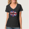 Union Jack UK Flag Lips T-shirt