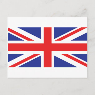 Union Jack UK Flag Postcard