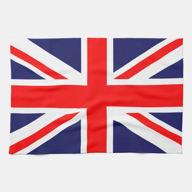 Union Jack - UK Flag Tea Towel (Horizontal)