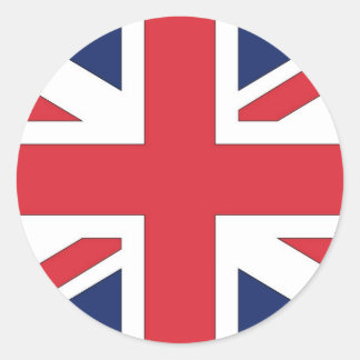 Union Jack/ Union Flag of United Kingdom Classic Round Sticker