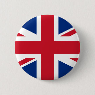 Union Jack United Kingdom 6 Cm Round Badge