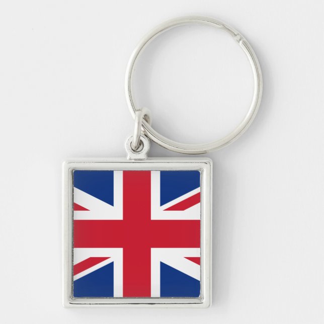 Union Jack United Kingdom Key Ring (Front)