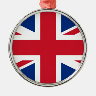 Union Jack United Kingdom Metal Tree Decoration