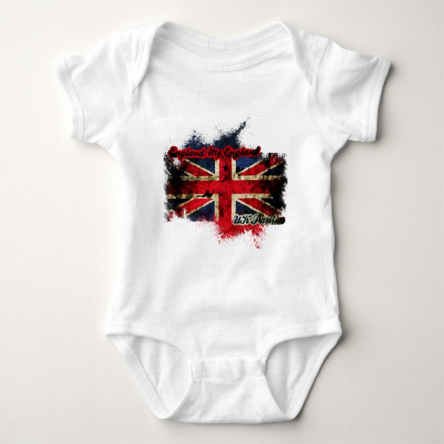 UNION JACK VINTAGE UK PASSION BABY BODYSUIT (Front)