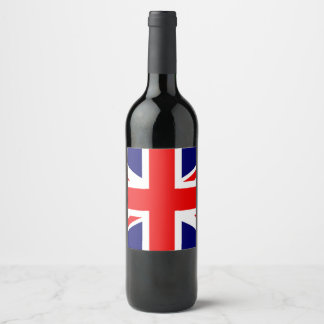 Union Jack Wine Label