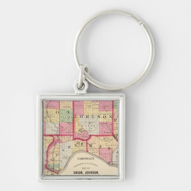 Union, Johnson, Alexander, Pulaski Key Ring (Front)