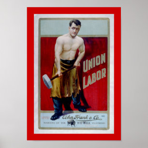 Union Labour Lable Poster