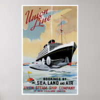 Union Line Steamship Ocean Liner