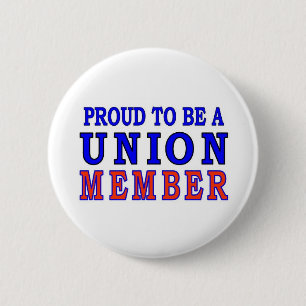 UNION MEMBER 6 CM ROUND BADGE