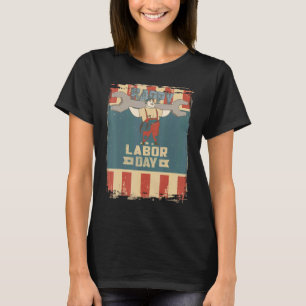 Union Member Skilled Car Mechanic Happy Union Labo T-Shirt