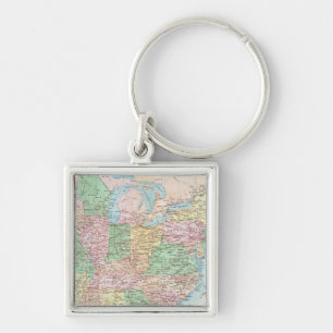 Union Military Chart Key Ring