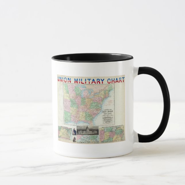Union Military Chart Mug (Right)