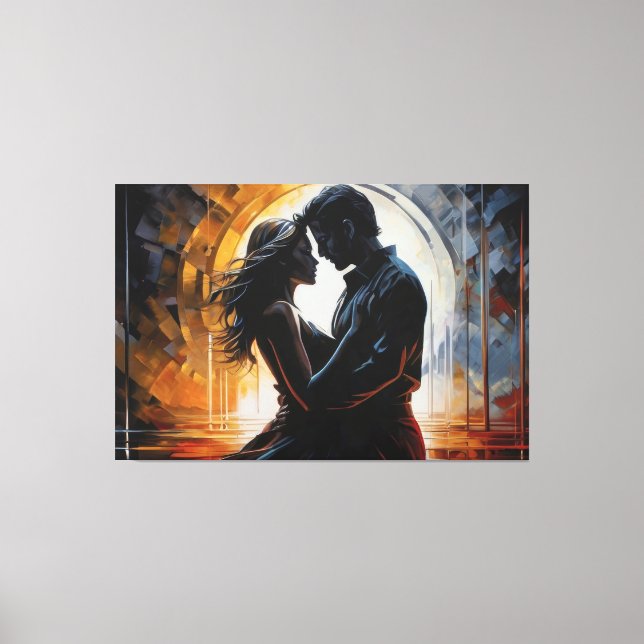 Union of Hearts Canvas Print (Front)