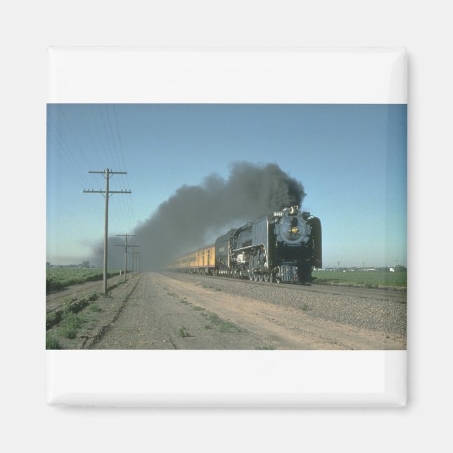 Union Pacific No. 8444 powers a train from Denver Magnet (Front)
