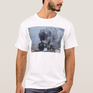 Union Pacific, No. 844 and No. 3985, departing Win T-Shirt