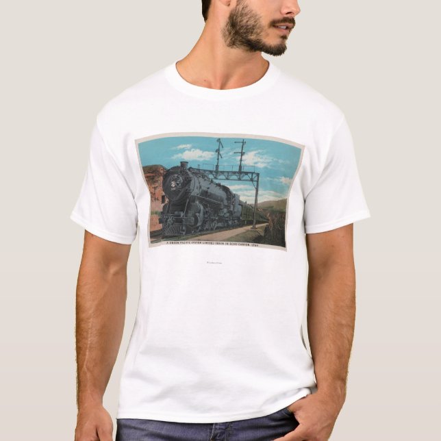 Union Pacific Train, Echo Canyon, UtahUtah T-Shirt (Front)