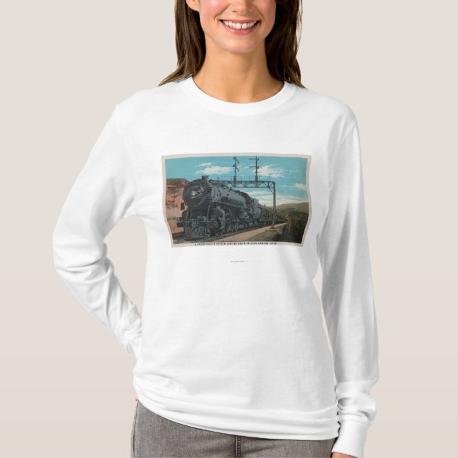 Union Pacific Train, Echo Canyon, UtahUtah T-Shirt (Front)