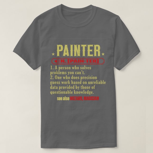 Union Painter House Painter2  T-Shirt (Design Front)