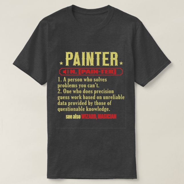 Union Painter House Painter2  T-Shirt (Design Front)