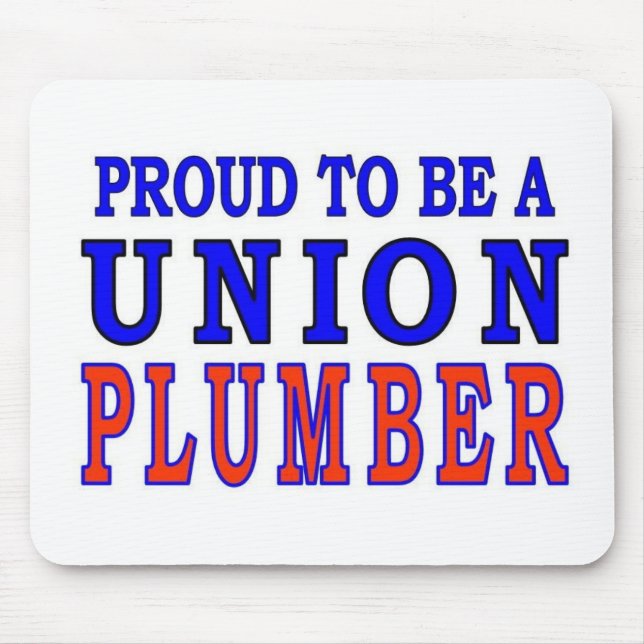 UNION PLUMBER MOUSE PAD (Front)