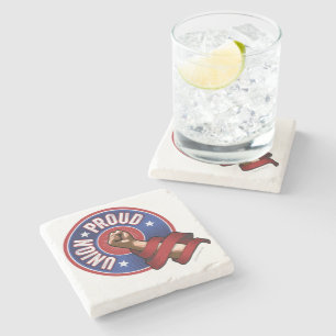 Union Proud Stone Coaster
