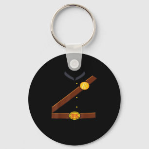 Union Soldier Costume Halloween Civil War Key Ring