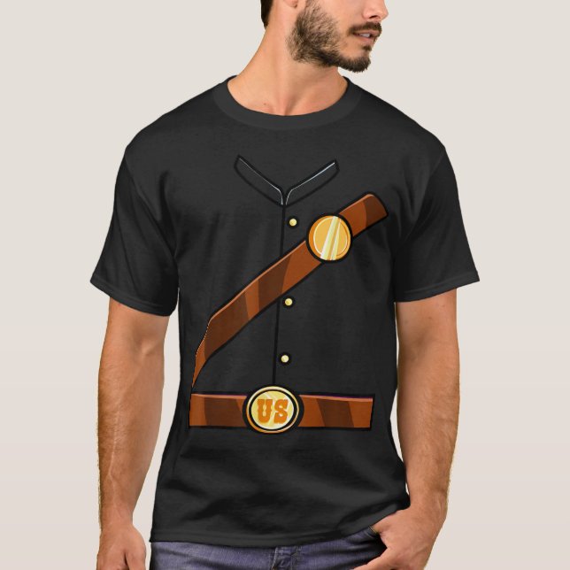 Union Soldier Costume Halloween Civil War T-Shirt (Front)