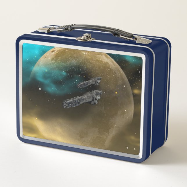 Union Space Metal Lunch Box (Front)
