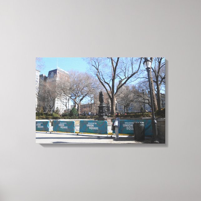 Union Square Canvas Print (Front)