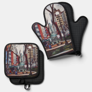 Union Square's Smell of Colour Oven Mitt & Pot Holder Set