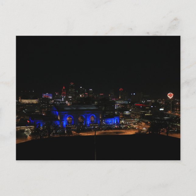 Union Station at Night #2 Postcard (Front)