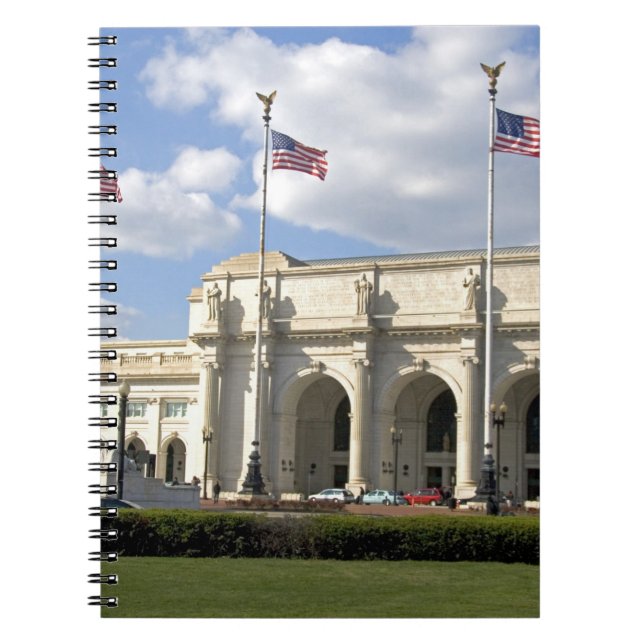 Union Station in Washington, D.C. Spiral Notebook (Front)