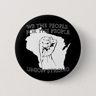Union Strong 6 Cm Round Badge