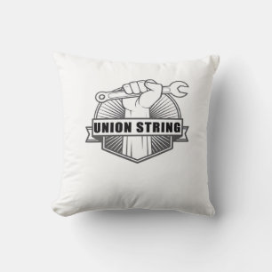 Union Strong American Flag Labour Day Essential Cushion