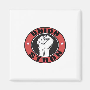 Union Strong American Flag Labour Day Magnet