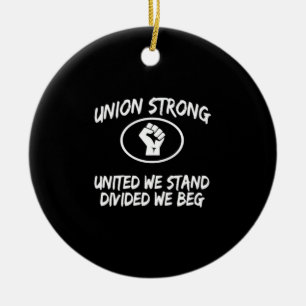 Union Strong And Solidarity Ceramic Tree Decoration