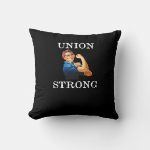 Union Strong And Solidarity Trending Cushion