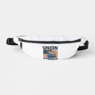 Union Strong Cat Worker Patriotic Vintage Shirt De Bum Bags