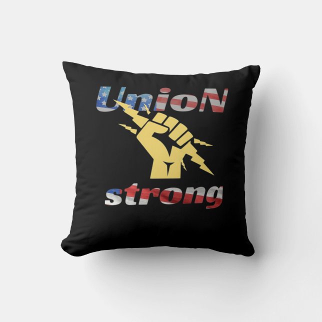 Union Strong Classic Funny Cushion (Front)