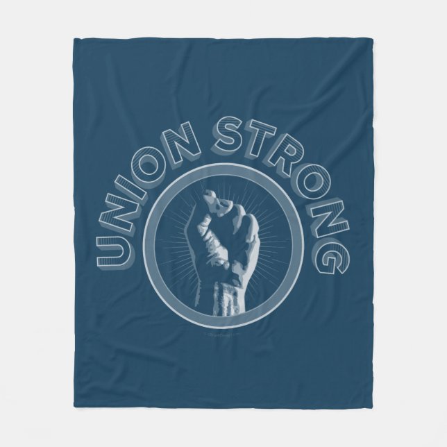 Union Strong Fleece Blanket (Front)