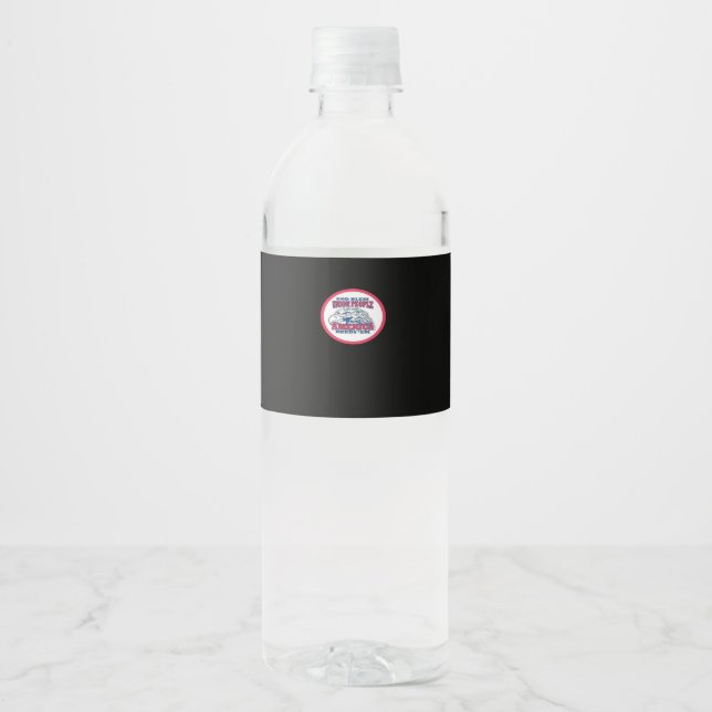 Union Strong Funny Meme Classic Water Bottle Label (Front)