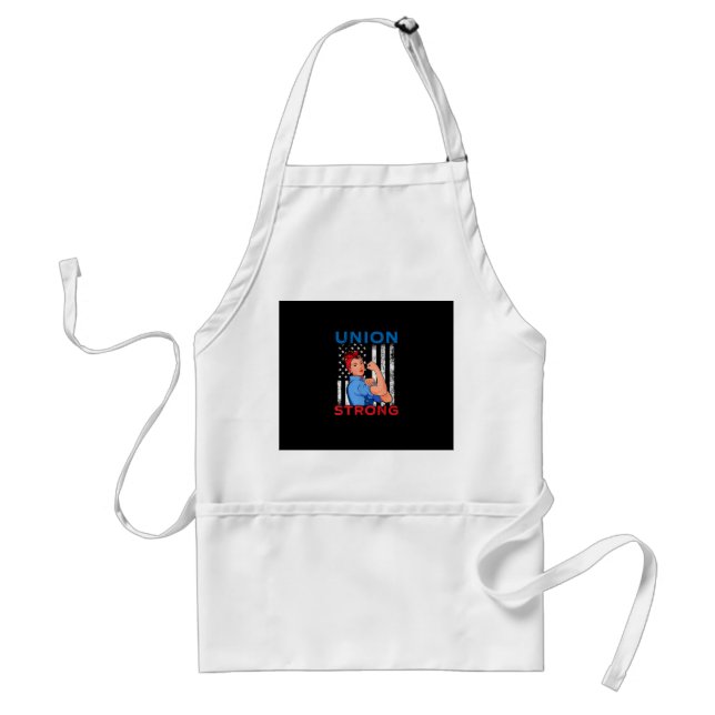Union Strong - Labour Day Skilled Union Worker Standard Apron (Front)
