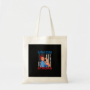 Union Strong - Labour Day Skilled Union Worker Tote Bag