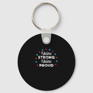 Union Strong Union Proud Patriotic Union Thug US F Key Ring