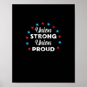 Union Strong Union Proud Patriotic Union Thug US F Poster