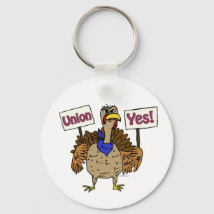 Union Yes Turkey; Talking Turkey Union Yes Key Ring