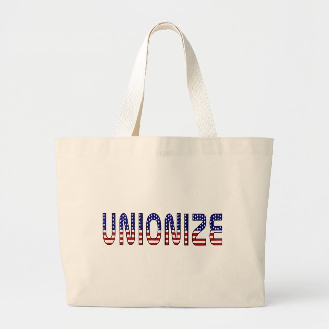 Unionize Large Tote Bag (Front)