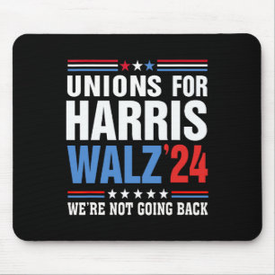 Unions For Harris Wheimer 2024 Harris Waltz  Mouse Pad