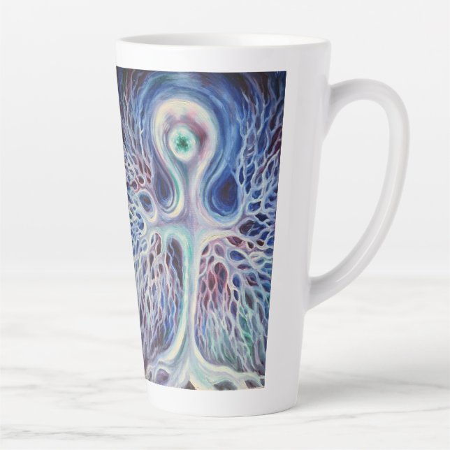 Unipolar neuron latte mug (Right)