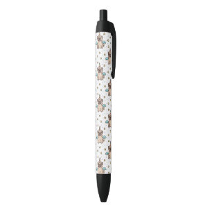 Unipug Pattern Black Ink Pen